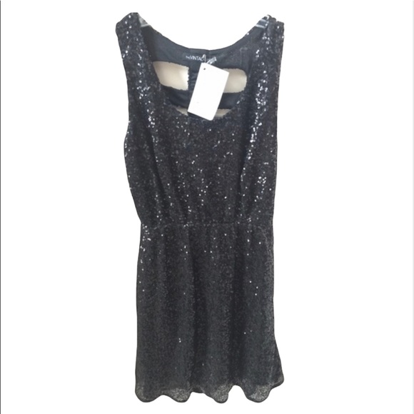 Dresses & Skirts - Black Sequin Dress